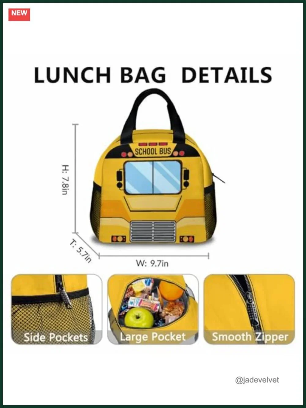 Kids Backpack Set with Lunch Box and Pencil Case, Lightweight Polyester School